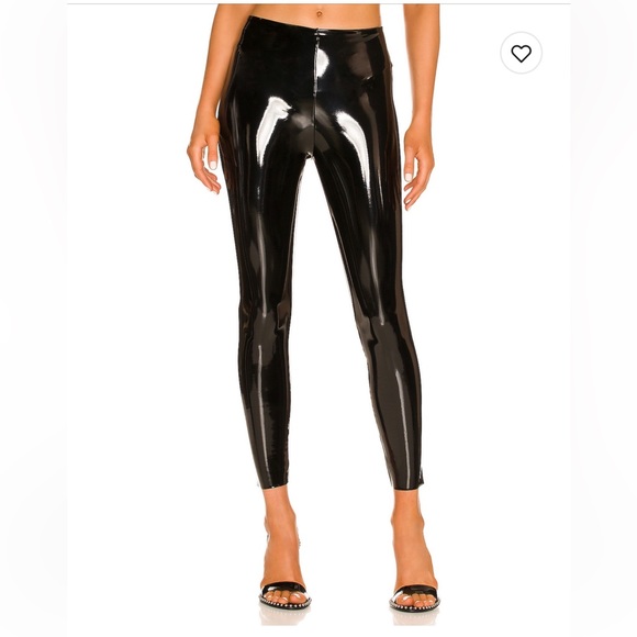 Faux patent leather leggings - Picture 4 of 5